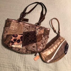Authentic Coach Animal Print Patchwork Gallery